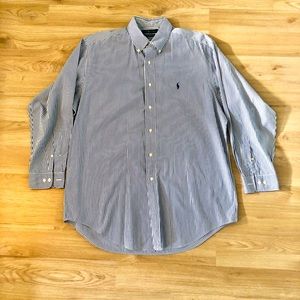 Ralph Lauren Men’s pin striped button down shirt
